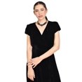thumbnail image 4 of Vestido largo de terciopelo Roman Fashion /Juvenil, 84626 (Azul marino) azul marino M, 4 of 5