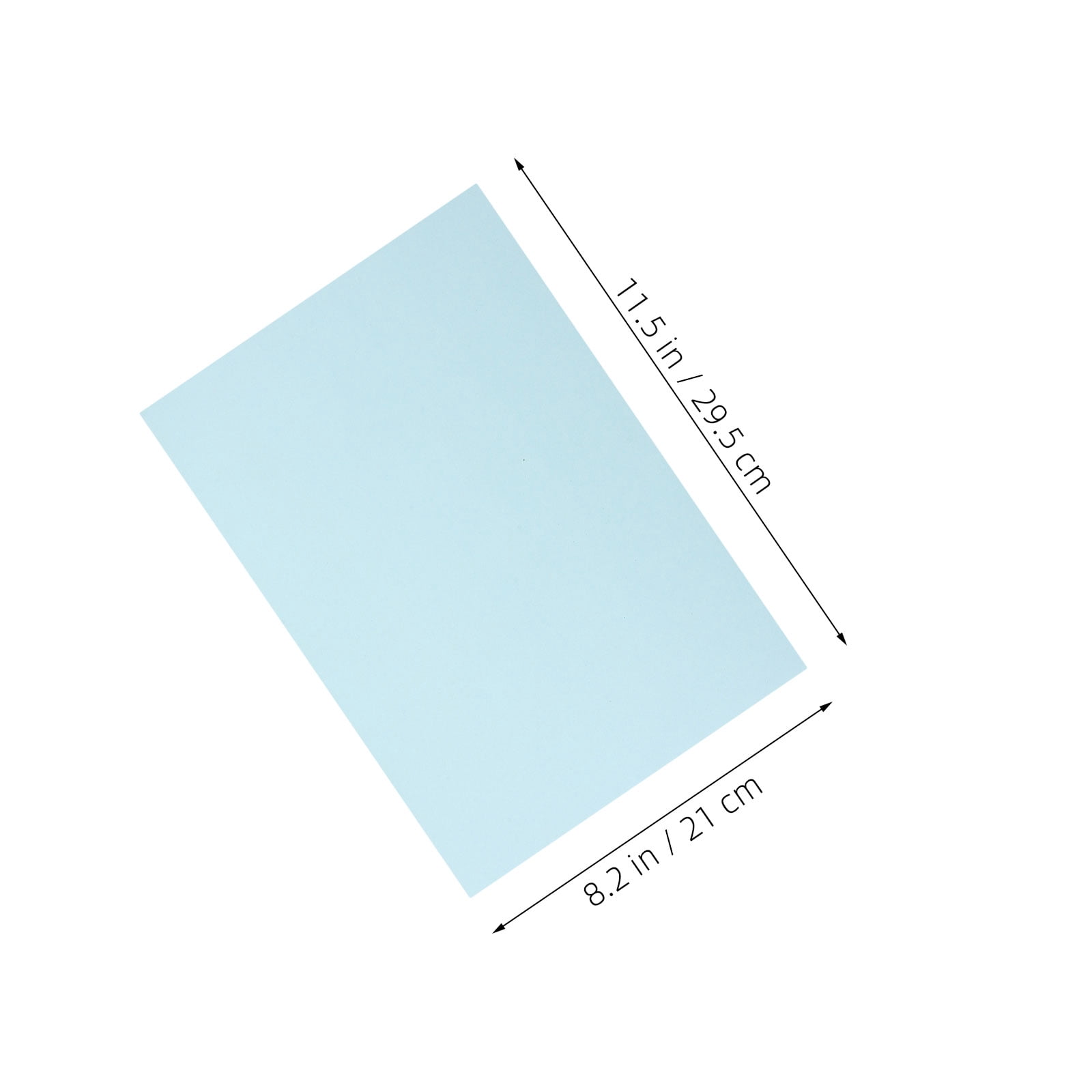 SEWOART 200Pcs Sky Blue Multipurpose Copy Paper Bulk for Printer Double-Sided Origami Craft