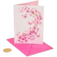 thumbnail image 1 of Miduoudo-Carte Vierge pour Elle (Papillons Pailletés Roses), 1 of 4