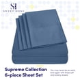 thumbnail image 2 of Sábanas Sweet Home Collection, 6 unidades, 1500 Supreme, 2 of 7