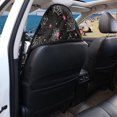 thumbnail image 5 of Chririnla Halloween Terry Cloth Car Seat Cover with Spider Web Pattern, Waterproof Sweat Proof Front Seat Cover for Trucks Cars SUVs Vans, 5 of 7
