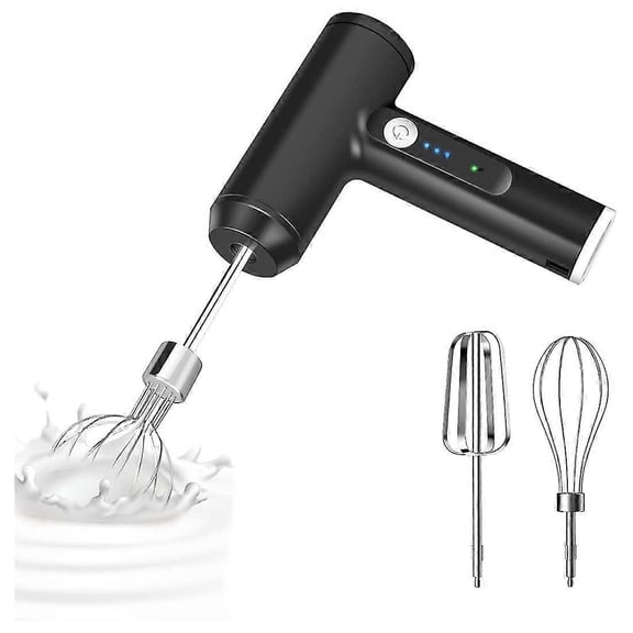 Hand Stirrer Wireless Electric Hand Mixer Usb Rechargeable 3 Speed Whisk Wireless For Egg White, Ca