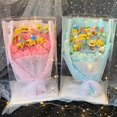 thumbnail image 2 of Anime Yellow Bob Princess Pink Star avec Regina Rose Flower Bouquet, Cartoon Animal Butter Toys, Girls, Women's Day Gifts zhangyuxiang unisex, 2 of 2