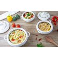 thumbnail image 2 of 3-Piece Insulated Casserole Hot Pot Set: Hot Pack Food Warmer in Beige (1.6L, 2.5L, 3.5L) Stainless steel, 2 of 6