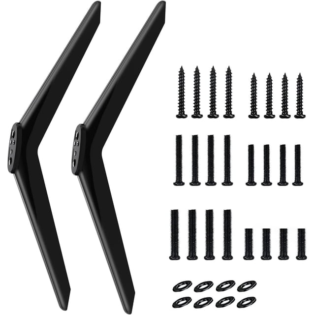 Base compatible con televisores TCL. Patas universales para televisores TCL de 32", 40", 49", 50" y 55" con tornillos de Stuffygreenus.