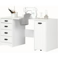 thumbnail image 4 of South Shore Artwork Sewing Craft Table with Storage, Pure White, 4 of 12