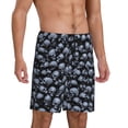 thumbnail image 2 of Fotbe Gothic Skull Pantalones Cortos de Pijama para Hombre, Ropa de Dormir, Pantalones de Pijama Cortos para Hombre-Large, 2 of 6