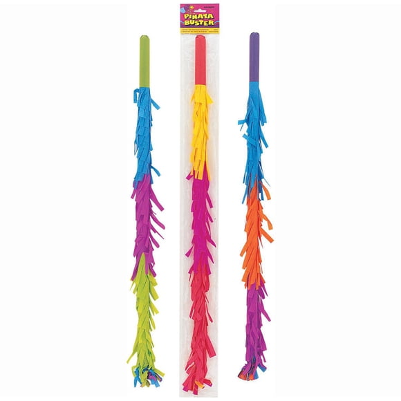 Bâton casse-pinata en plastique à franges, 30 po