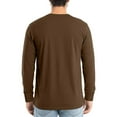 thumbnail image 4 of Busydd Long Sleeve T Shirt Men Casual Solid Color V Neck T Shirts Men Fashion Versatile Comfortable Mens T-Shirts L, 4 of 7
