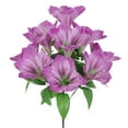 thumbnail image 1 of 1Pcs 10 Heads Artificial Flowers Clivia Living Room Table Decoration Fake Flowers, 1 of 16