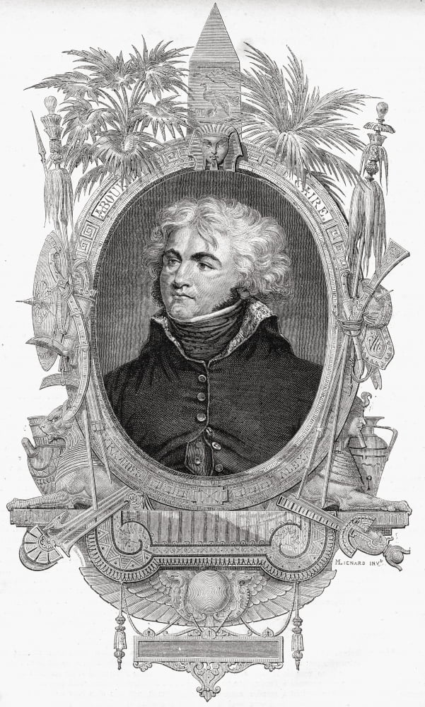 Jean-Baptiste Klber1753-1800 French General Of The Revolutionary Wars Engraved By Pannemaker-Ligny After LinardFrom Histoire De La Revolution Francaise By Louis Blanc Canvas Art - Ken Welsh Design Pi