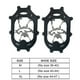 thumbnail image 2 of Crampones de escalada de 19 dientes, accesorios antideslizantes para caminar y senderismo, 2 of 9