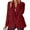Red, variant on Casual Blazers for Women 2025 Long Sleeve Notch Lapel Collar Button Open Front Business Casual Work Office Jacket