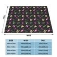 thumbnail image 4 of XMXT Throw Blanket, Halloween Cartoon Ghost Patterns Machine Washable Blankets for Sofa, 50 x 40 inches, 4 of 9