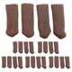 thumbnail image 2 of Juego de 24 protectores de patas de muebles, calcetines de punto para muebles, protectores de suelo para patas de sillas para evitar arañazos., 2 of 4
