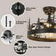 thumbnail image 4 of Ventilador de techo con luz Merexcint Farmhouse Rustic Black, 4 of 8