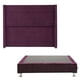 thumbnail image 1 of Box Base Cama Matrimonial + Cabecera Lugo Morado, 1 of 8