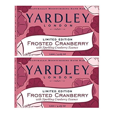 - limited edition yardley london frosted cranberry bath bar