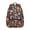 Mushroom and Flower, variant on Mushroom and Character Beige Pattern Backpack for School, Cute School Bag with Adjustable Shoulder Straps and Padded Back, 15.3"x11"x7.1"