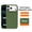 Green, variant on Kryonix For iPhone 17 Pro 6.3" Case Built-In Magnetic MagSafe Compatible Wireless Charging Car Mount Adsorption Sweatproof Anti-Slip Anti-Fingerprint Protective Case,Blue