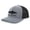 Heather Grey/Black, variant on Scenic Trout Mens Embroidered Mesh Back Trucker Hat Baseball Cap, Charcoal/Black