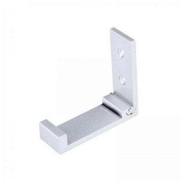 2x Ganchos de Pared Plegables, Gancho para Ropa, Colgadores de Pared de Aleación de Aluminio, Gancho para Toallas con Tornillos para Baño, Sala de piezas