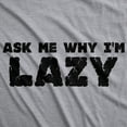 thumbnail image 4 of Youth Ask Me Why I'm Lazy T Shirt Funny Flipup Zoo Animal Sloth Tee for Kids, 4 of 7