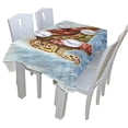 thumbnail image 3 of EREHome Watercolor Turtle Tablecloth 60x120 inches, 3 of 4