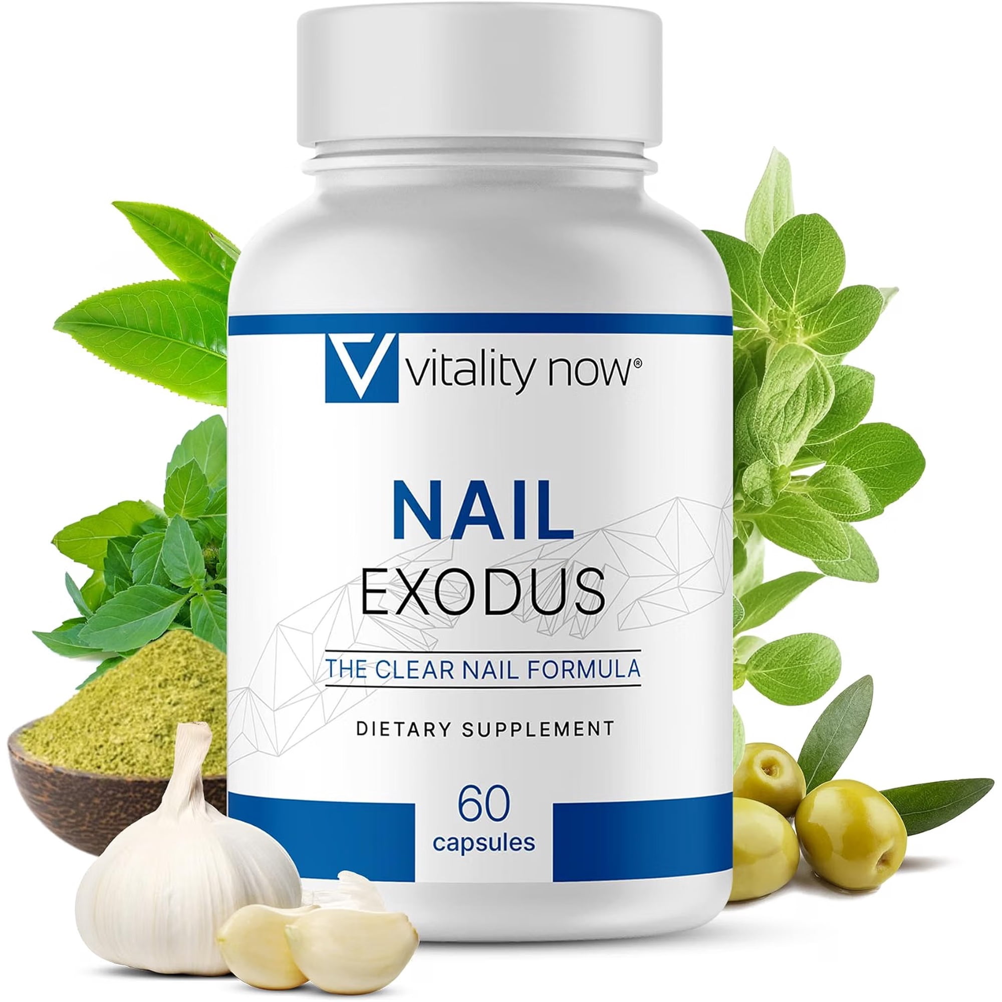 Vitality Now Nail Exodus - Vitality Healthy Nails - Premium Formula for Healthier Feet - 60 Capsules