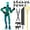 Fluorescent Vert, variante sur Figurine Articulée Titan 13, Figurine Articulée T13 Robot, Jouets Stikbot avec Accessoires d'Arme, Figurines d'Action Imprimées 3D, Mannequin Robot Articulé à Bâton Multi-Articulations Mobile pour Bots, Figurines Bot