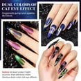 thumbnail image 4 of Set de esmaltes de uñas MIZHSE 9D Cat Eye Gel 10 ml, 6 colores con imán, 4 of 7