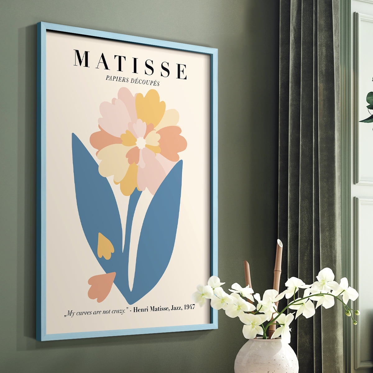 Matisse LXXXVIII Framed Print - Solid Wood