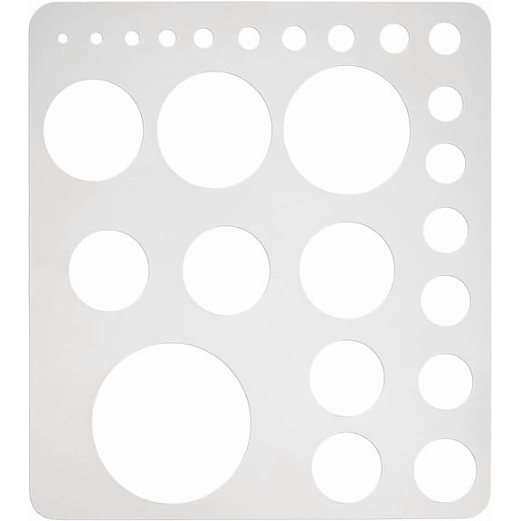 Metal Circle Stencils 304 Stainless Steel Shape Stencils Drawing Templates