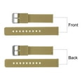 thumbnail image 4 of Uxcell Silicone Watch Band 16mm Soft Rubber Watch Strap with Stainless Steel Buckle for Men Women, Light Yellow, 4 of 7