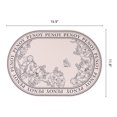 thumbnail image 6 of Unique Bargains Wipeable Set of 6 Leather Placemats for Dining Table Decor Misty Pink, 6 of 6