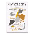 thumbnail image 2 of New York City, New York, Typography and Icons, Lantern Press, Premium Playing Cards, 52 Card Deck with Jokers, USA Made, 2 of 4