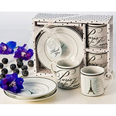 Paris is for Lovers Espresso Cup Favor Set