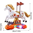 thumbnail image 2 of ERK 1Pcs Galloping Horse With LED Lights 360 Moving Chinese Year, 2 of 5