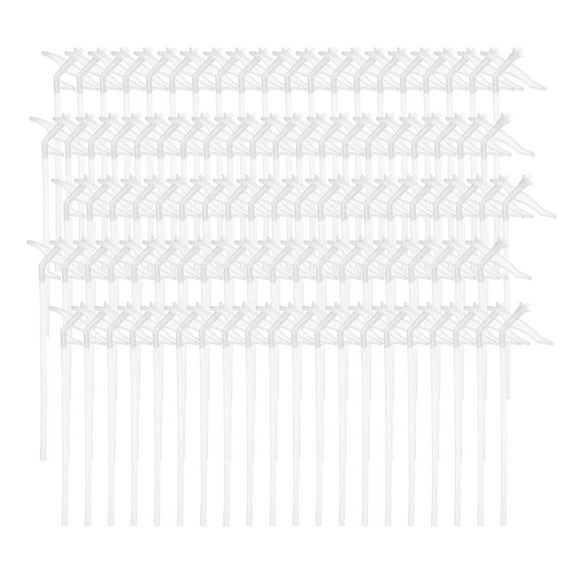 Pack of 100 Spray Foam Nozzles, Durable Spray Foam Replacement Tubes Nozzles Long Gaps Filling Insulating for Spray Foam Sealant