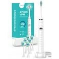thumbnail image 3 of Cepillo de dientes eléctrico sónico COSLUS, recargable para adultos, cepillo de dientes de viaje con base de carga y cabezales, estuche de viaje., 3 of 8