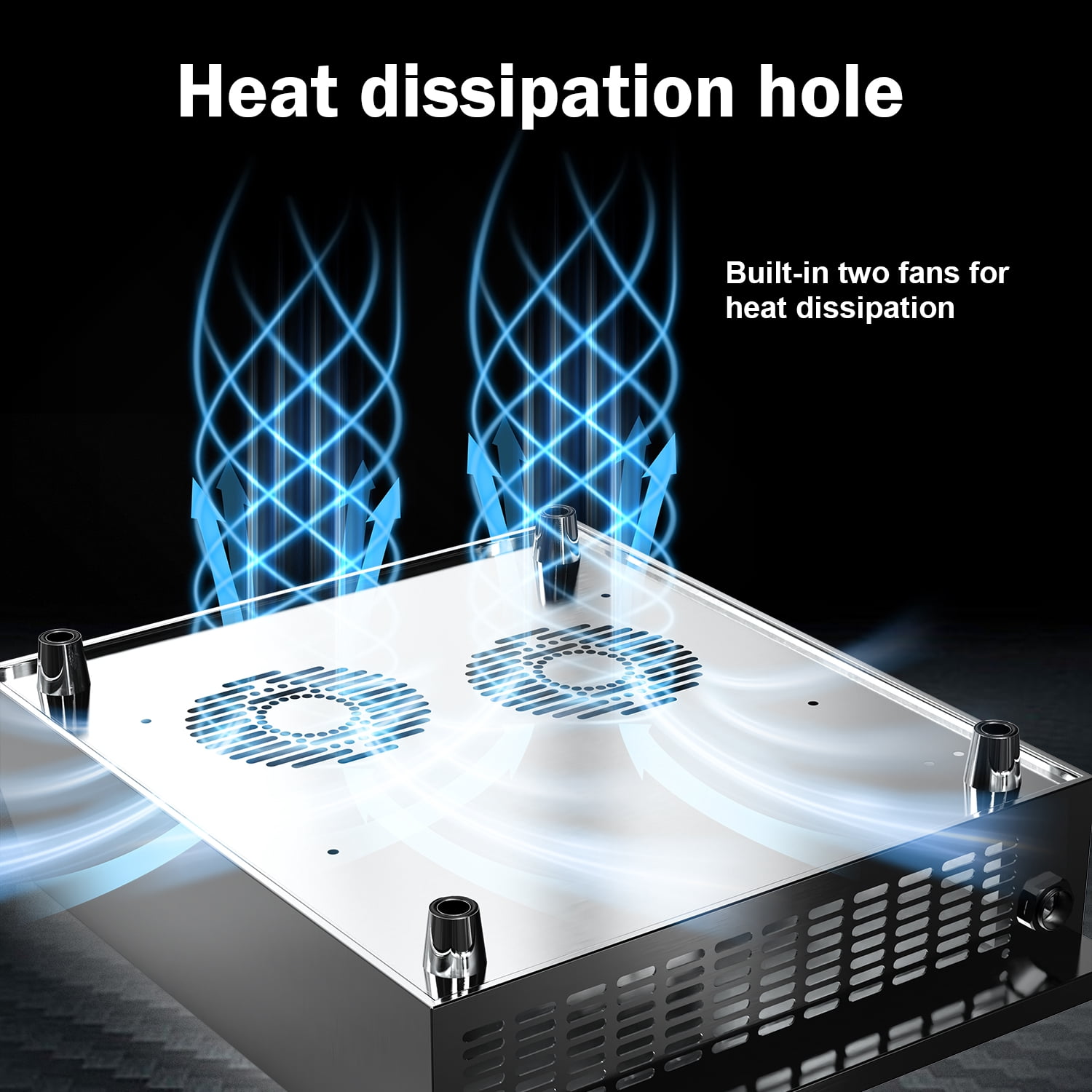 1800W 85V~120V Induction Cooktop Commercial Electric Stove Countertop Burners for Cooking Professional 18-hours Timer 16 Level Temp&Power Ctrl Chushifu