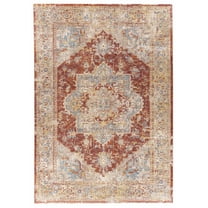 BoutiqueRugs Powassan Traditional Area Rug - Rust, Teal, Olive - 10' x 13'11"
