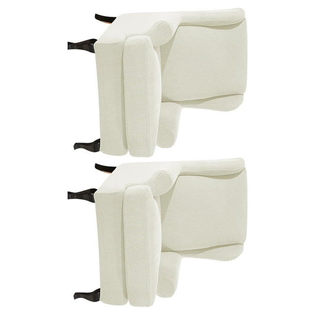 relayinert 2pieces Breathable Easy To Clean Chair Cover Stay Fresh And Clean In Style white