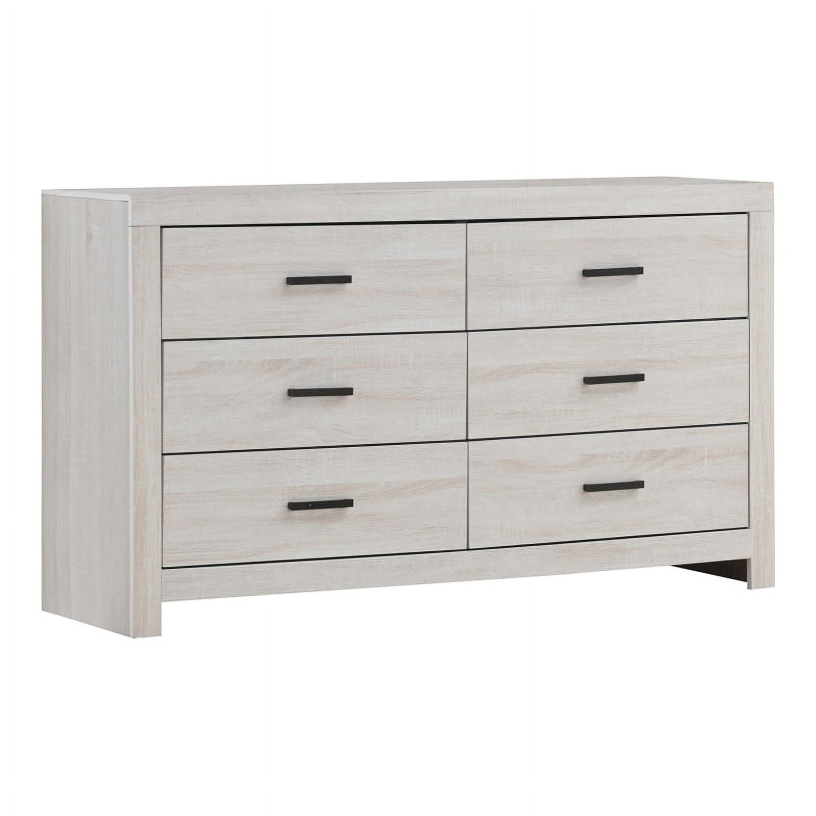 Brantford 4-piece Queen Storage Bedroom Set Coastal White