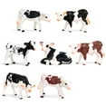 thumbnail image 1 of Flmtop Figurine Réaliste de Vache Modèle Ornements Jouet Éducatif pour Enfants Cadeau, 1 of 8