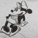 thumbnail image 3 of Disney - Suéter Crop Top de Minnie Mouse Boceto para Mujer (Gris), 3 of 3