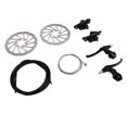 thumbnail image 4 of Kit de freno de disco para bicicleta, pinza de freno de disco delantero y trasero, juego de freno de disco mecánico de doble pistón para bicicleta de montaña y bicicleta de carretera, 4 of 14