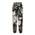 thumbnail image 5 of Roncen Women's Floral Print Jogger Pants - Casual Elastic Waist & Cuff Trousers with Pockets, 5 of 5