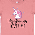thumbnail image 4 of Inktastic Grammy Loves Me Unicorn Girls Girls Baby T-Shirt, 4 of 5