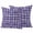 Purple, variant on 2 Pack Outdoor Waterproof Throw Pillow Covers,Modern Purple Checkered Decorative Square Pillow Case Patio Pillowcases for Chair Couch Sofa 16x16in